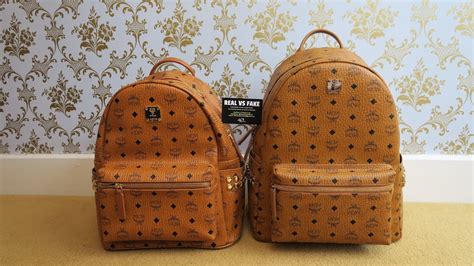 mcm bag real vs fake|genuine mcm backpack.